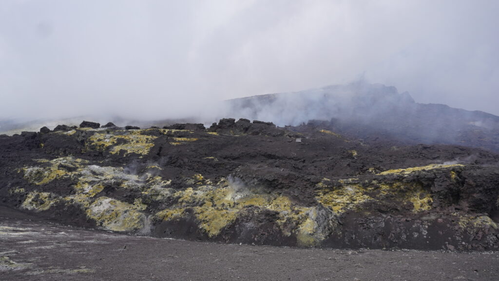 Etna sulfate deposits